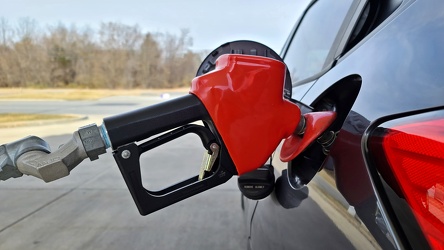 Pumping gas at an Exxon station in Waynesboro, Virginia [02]