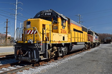 Former Union Pacific locomotive 2104