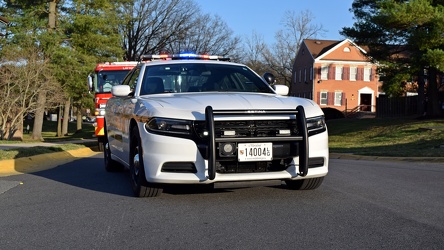 Montgomery County police car on Walker House Road [02]