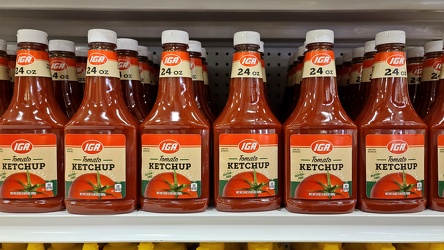 IGA ketchup at Kennie's Market