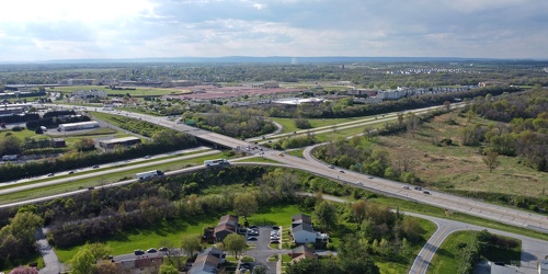 Intersection of US 340 and West Virginia Routes 9 and 51