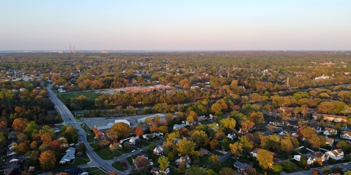 Aerial view of Glen Burnie, Maryland [02]