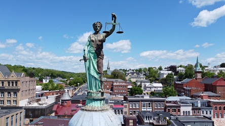 Statue on the Augusta County Courthouse [06]