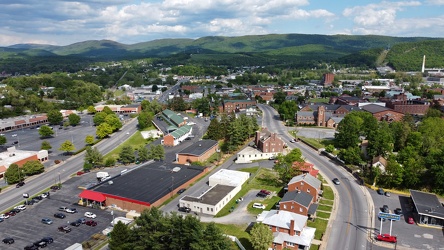 West Main and West Broad Streets in downtown Waynesboro