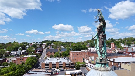 Statue on the Augusta County Courthouse [07]