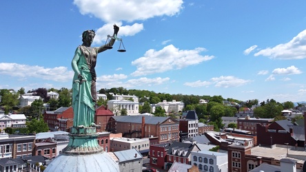 Statue on the Augusta County Courthouse [08]