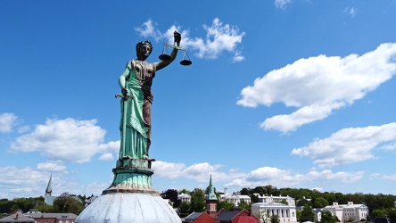 Statue on the Augusta County Courthouse [09]