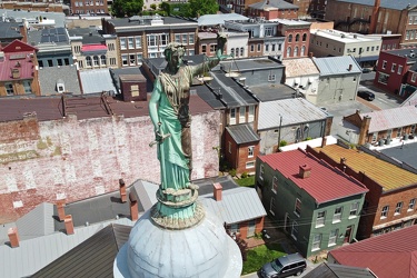 Statue on the Augusta County Courthouse [10]