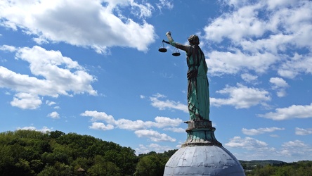 Statue on the Augusta County Courthouse [11]