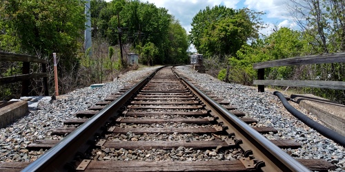 Buckingham Branch track in downtown Staunton [05]