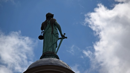 Statue on the Augusta County Courthouse [13]