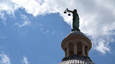 Statue on the Augusta County Courthouse [14]