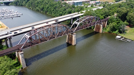 US Route 1 and CSX bridges over the Occoquan River [02]