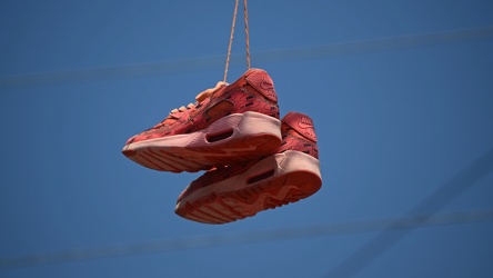 Shoes on a power line [01]