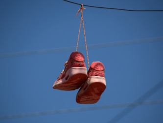 Shoes on a power line [02]