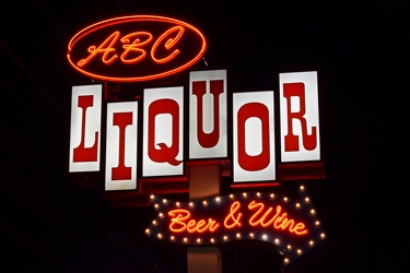 Sign for ABC Liquor