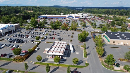 Rio Hill parking lot, with Lowe's beyond