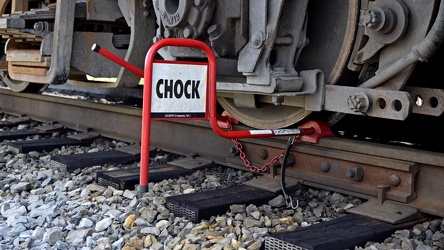 Railroad wheel chock