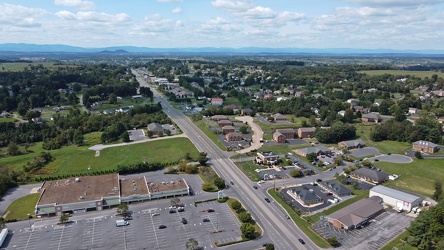 US 250 at the west end of Waynesboro, Virginia