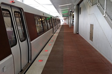 6000-Series train at Wiehle-Reston East station