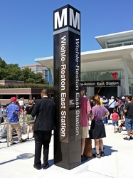 Wiehle-Reston East station entrance pylon [01]