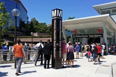 Wiehle-Reston East station entrance pylon [02]