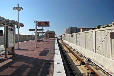 Platform at Greensboro station