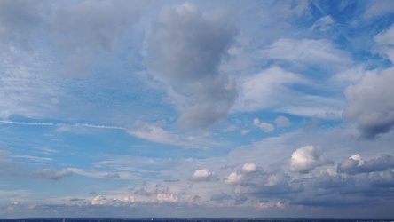 Sky over the Delaware River