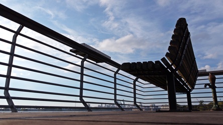 Bench at the Michael J. Doyle Fishing Pier