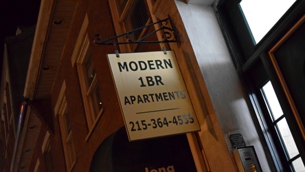 Sign advertising one-bedroom apartments [04]