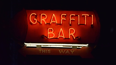 Sign for Graffiti Bar [03]