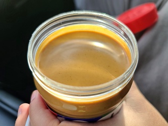 Perfect peanut butter jar