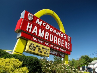 Vintage McDonald's sign in Magnolia, New Jersey [03]