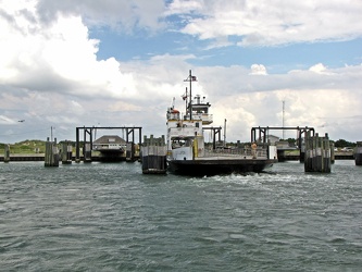 M/V Floyd J. Lupton docking at Ocracoke