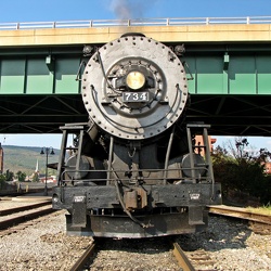 Western Maryland Scenic Railroad locomotive #734 [04]