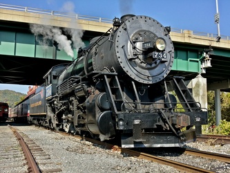 Western Maryland Scenic Railroad locomotive #734 [03]