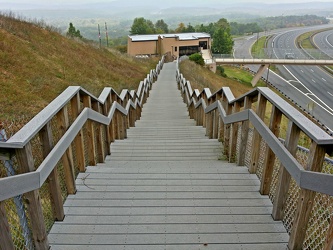 Stairs from Sideling Hill overlook