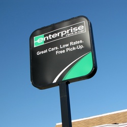 Enterprise Rent-A-Car sign