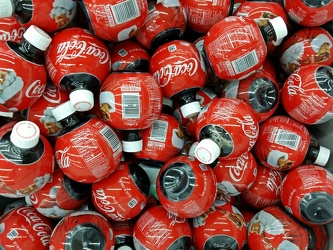 Ball-shaped Coke bottles