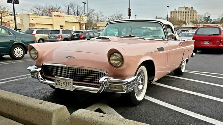 Pink Ford Thunderbird at Wintergreen Plaza [02]