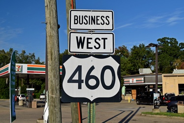 Reassurance marker for US 460 Business westbound [01]