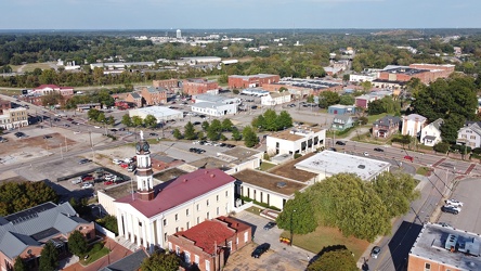 Aerial view of downtown Petersburg, Virginia [02]