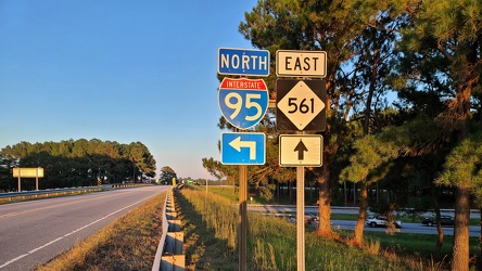 Shields for Interstate 95 and North Carolina 561 near Enfield [01]