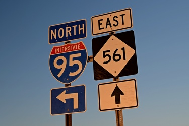 Shields for Interstate 95 and North Carolina 561 near Enfield [03]