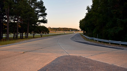 Ramp to Interstate 95 southbound at Enfield exit