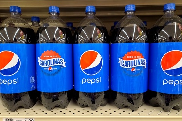 Bottles of Pepsi at Food Lion in New Bern