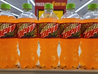 Bottles of Mountain Dew Uproar