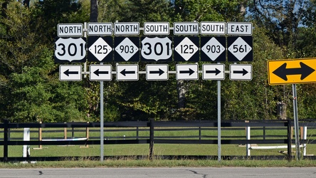 Sign assembly in Halifax, North Carolina