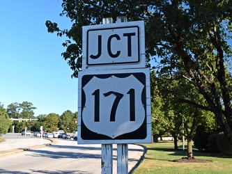 US 171 shield in Newport News, Virginia