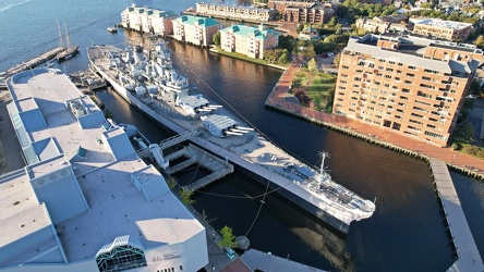 Aerial view of the USS Wisconsin [02]